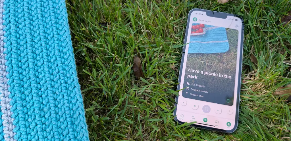 Flypp App displayed on an Iphone